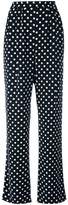 Thumbnail for your product : MICHAEL Michael Kors polka dots straight trousers
