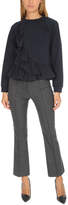 Thumbnail for your product : Helmut Lang Houndstooth Cropped Flare Pant