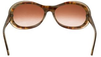 Judith Leiber Embellished Oversize Sunglasses