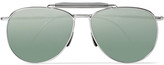 Thumbnail for your product : Thom Browne Mirrored Aviator Sunglasses