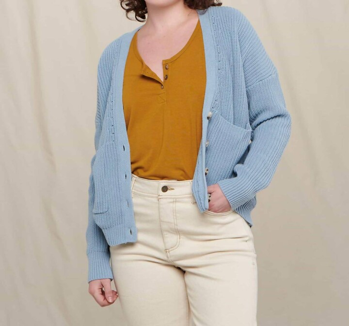 Toad&Co Bianca Cardigan In Blue