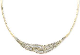 Effy Classique by EFFYandreg; Diamond Loop Collar Necklace (1-3/4 ct. t.w.) in 14k Gold and White Gold