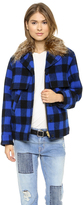 Thumbnail for your product : Smythe Barn Jacket with Detachable Faux Fur Collar