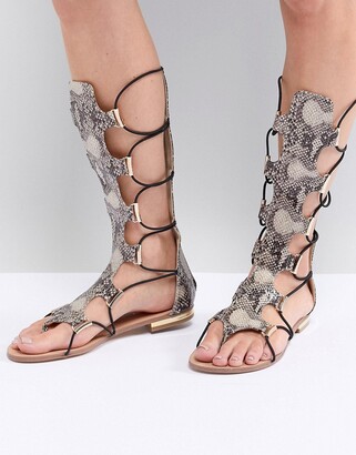 Gladiator Shoes Knee-high | Shop the world's largest collection of fashion  | ShopStyle