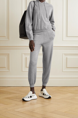 Allude Cotton And Cashmere-blend Hoodie And Track Pants Set