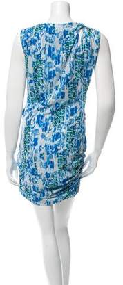 IRO Printed Sleeveless Mini Dress