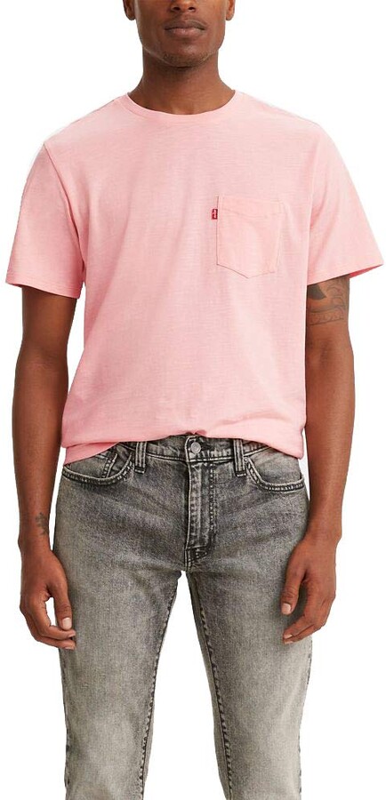 levi pink shirt