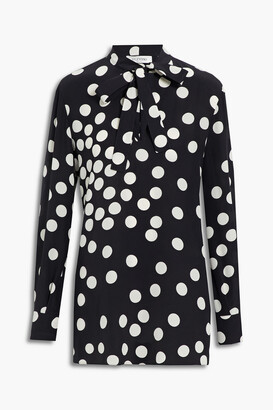Silk Polka Dot Blouse | Shop the world's largest collection of fashion 
