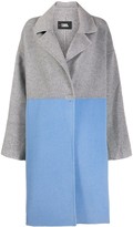 Thumbnail for your product : Karl Lagerfeld Paris Colour-Block Button Coat