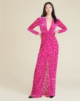 Thumbnail for your product : Veronica Beard Ruthie Burnout Velvet Dress