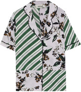 Thumbnail for your product : Diane von Furstenberg Iman Printed Silk Crepe De Chine Shirt