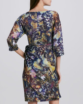 Thumbnail for your product : Catherine Malandrino Printed Faux-Wrap Dress