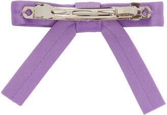 Ashley Williams Purple Bow Hair Clip