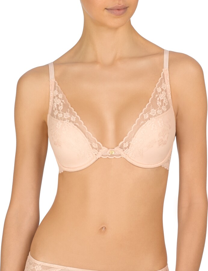 Natori Women's Cherry Blossom Convertible Contour Underwire Bra 721191
