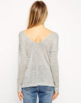 Thumbnail for your product : ASOS Jumper with Scoop Back