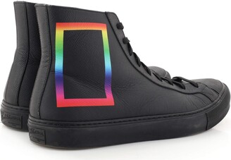 Louis Vuitton White Sneakers Rainbow