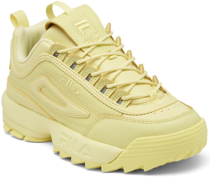 fila yellow sneakers womens