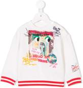 Thumbnail for your product : Burberry Kids graphic print sweatshirt