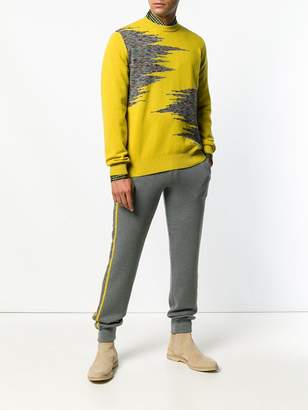 Missoni contrast knitted sweater