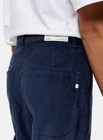 Thumbnail for your product : Topman Blue Hawtin Cropped Corduroy Trousers*