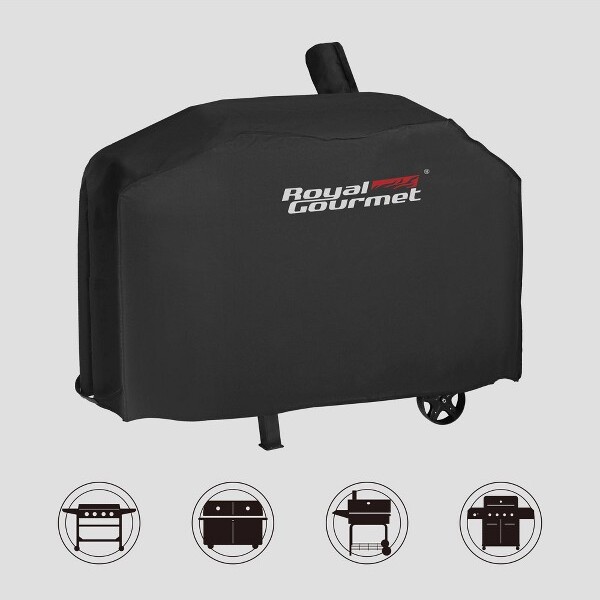RoyalGourmet Royal Gourmet 59" Grill Cover Oxford Waterproof Heavy Duty CR6013P - Black