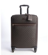 Thumbnail for your product : Gucci brown GG plus rolling suitcase
