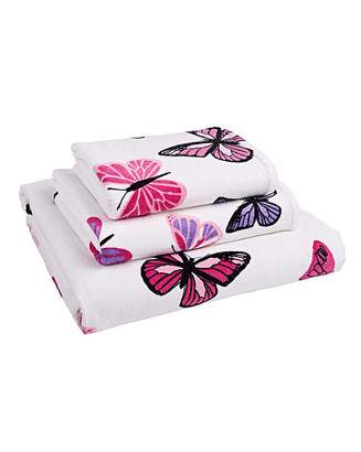 Fashion World Printed Butterflies Bath Sheet Towel