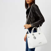 Thumbnail for your product : Armani Exchange Women's Structured Patent Tote Bag - White