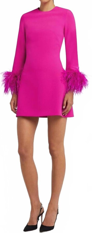 Safiyaa Rena Mini Dress In Wild Strawberry