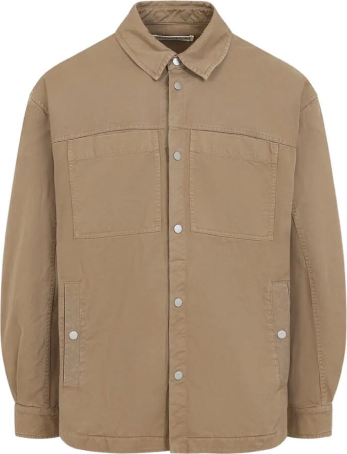 MORDECAI Flap Pocket Stripe Back Shirt