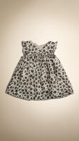 Thumbnail for your product : Burberry Animal Print Silk Dress