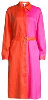Thumbnail for your product : Escada Sport Two-Tone Linen Shirtdress