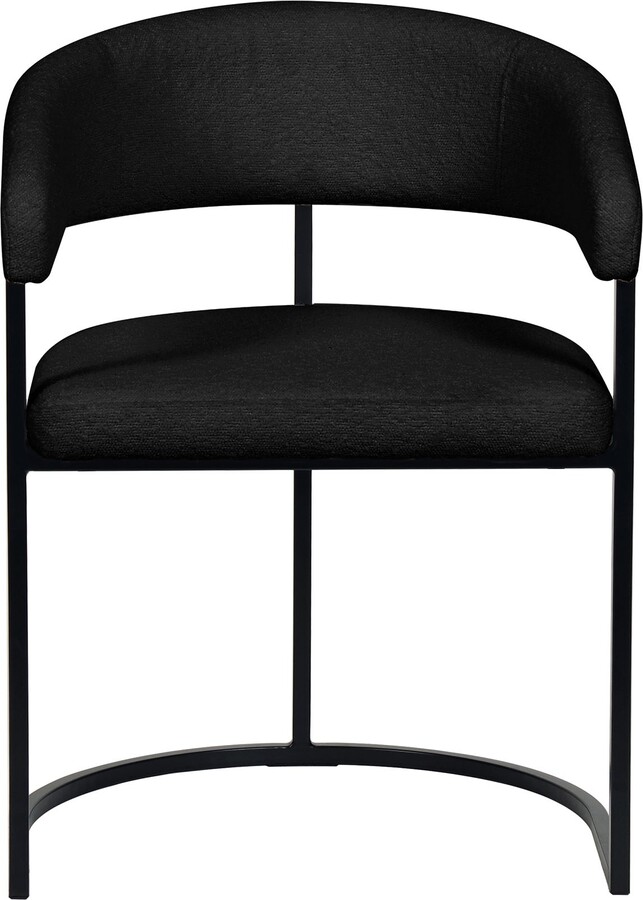 Dunelm Zena Dining Chair, Boucle Black ShopStyle