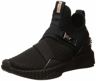 puma black sneakers womens
