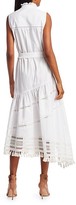 Thumbnail for your product : Derek Lam 10 Crosby Nerioa Lace Insert Tie-Wiast Maxi Dress
