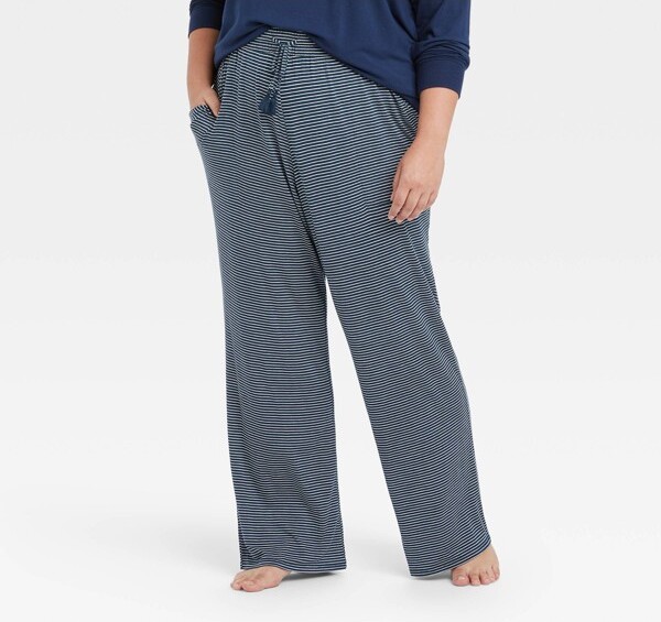 Stars Above Women's Striped Beautifully Soft Pajama Pants Blue ShopStyle