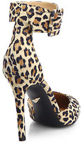 Thumbnail for your product : Diane von Furstenberg Buckie Leopard-Print Suede Pumps