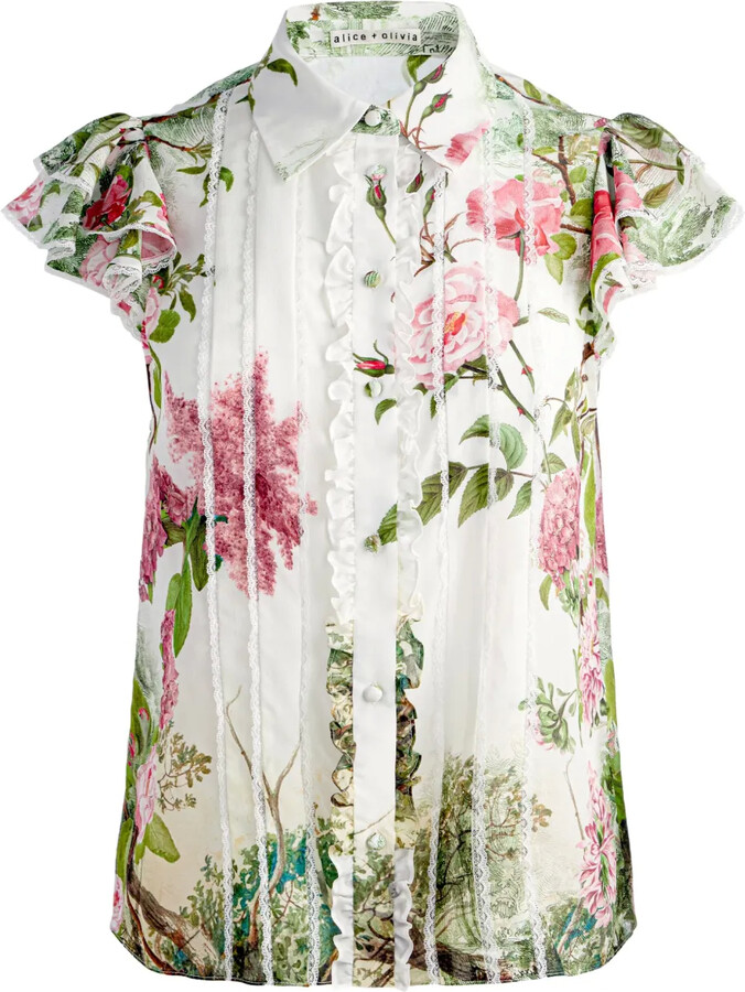 Alice + Olivia Minda blouse