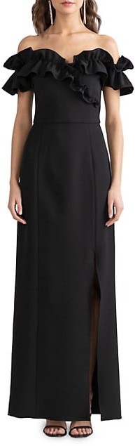 shoshanna off the shoulder dress