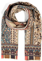 Thumbnail for your product : Etro Wool-Silk Paisley Print Scarf