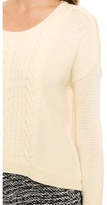 Thumbnail for your product : Alice + Olivia Boxy Open Weave Sweater