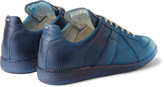 Thumbnail for your product : Maison Margiela Dégradé Panelled Leather Sneakers