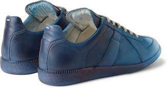Maison Margiela Dégradé Panelled Leather Sneakers