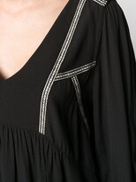 Thumbnail for your product : BA&SH Amber smocked blouse