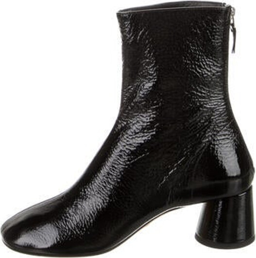 Proenza Schouler Patent Leather Animal Print Boots - ShopStyle