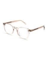 Thumbnail for your product : KREWE Marengo Square Transparent Optical Frames, Buff