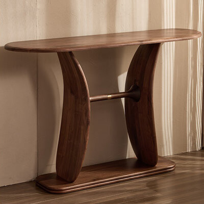 Corrigan Studio Modern style solid wood console table