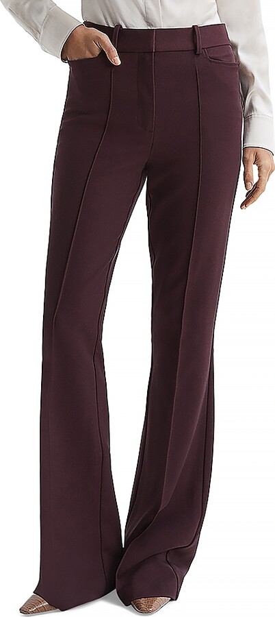 Reiss Gabi Flare Leg Trousers