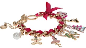 Betsey Johnson Christmas Charm Bracelet - ShopStyle