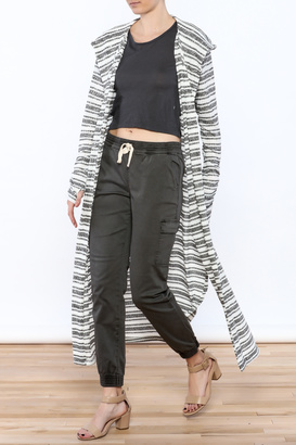 Lucy-Love Lucy Love Stripe Hooded Duster